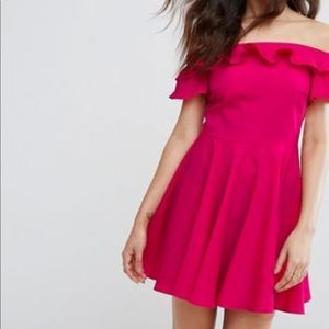 ASOS pink dress